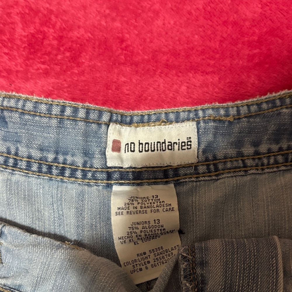 Denim pleated skirt front  Pockets No boundaries - Picture 3 of 3